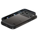 Husa de protectie Spigen Tough Armor compatibil cu iPhone 18 Pro / iPhone 17 Pro, Gri