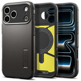 Husa de protectie Spigen Tough Armor compatibil cu iPhone 18 Pro / iPhone 17 Pro, Gri