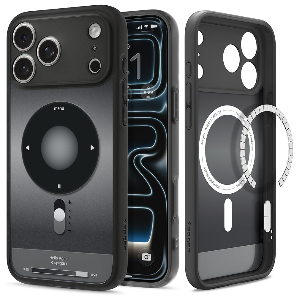 Husa de protectie Spigen Ultra Hybrid compatibil cu iPhone 18 Pro Max / iPhone 17 Pro Max, Negru