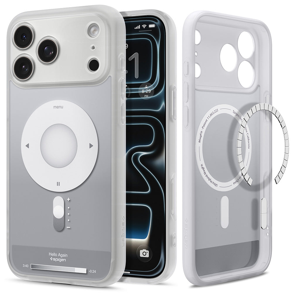 Husa de protectie Spigen Ultra Hybrid compatibil cu iPhone 18 Pro Max / iPhone 17 Pro Max, Argintiu