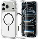 Husa de protectie Spigen Ultra Hybrid compatibil cu iPhone 17 Pro / iPhone 18 Pro, Transparent