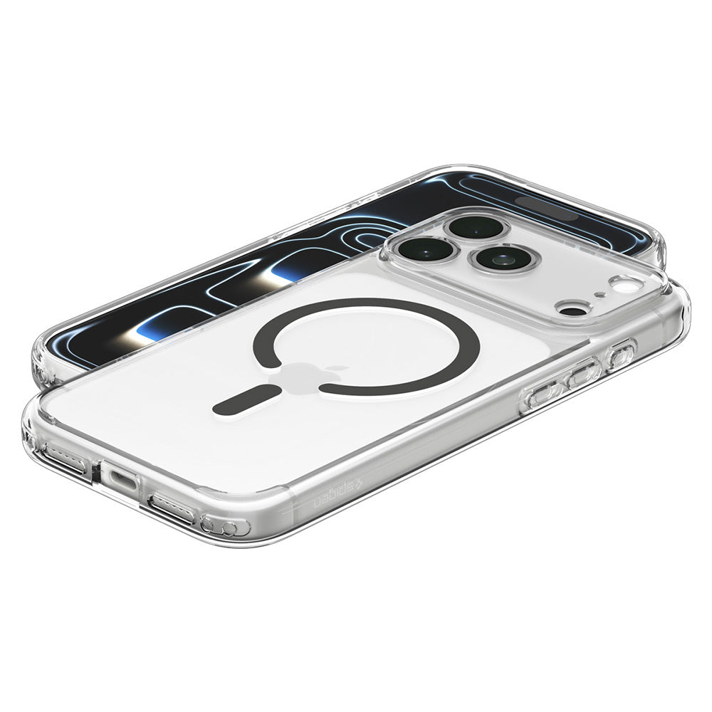Husa de protectie Spigen Ultra Hybrid compatibil cu iPhone 17 Pro Max / iPhone 18 Pro Max, Gri
