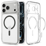 Husa de protectie Spigen Ultra Hybrid compatibil cu iPhone 17 Pro Max / iPhone 18 Pro Max, Gri