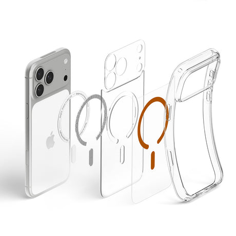 Husa de protectie Spigen Ultra Hybrid compatibil cu iPhone 17 Pro Max / iPhone 18 Pro Max, Portocaliu