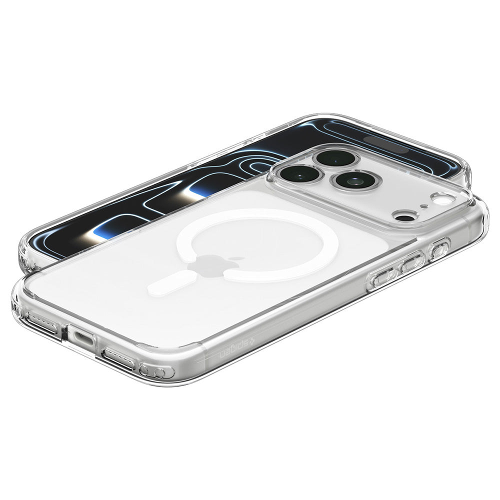 Husa de protectie Spigen Ultra Hybrid compatibil cu iPhone 17 Pro Max / iPhone 18 Pro Max, Alb