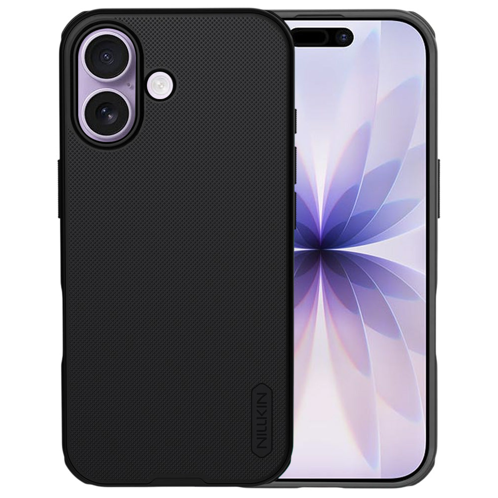 Husa de protectie Nillkin Super Frosted Shield Pro compatibil cu iPhone 17, Negru