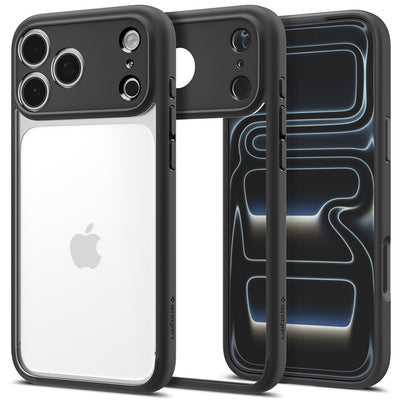 Husa de protectie Spigen Ultra Hybrid compatibil cu iPhone 17 Pro Max / iPhone 18 Pro Max, Negru