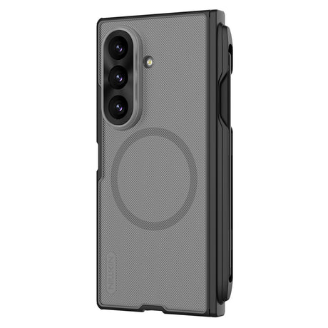 Husa de protectie Nillkin Super Frosted Shield Fold compatibil cu Samsung Galaxy Z Fold8 Ultra, Negru Transparent