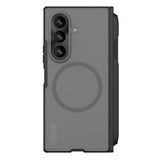 Husa de protectie Nillkin Super Frosted Shield Fold compatibil cu Samsung Galaxy Z Fold8 Ultra, Negru Transparent