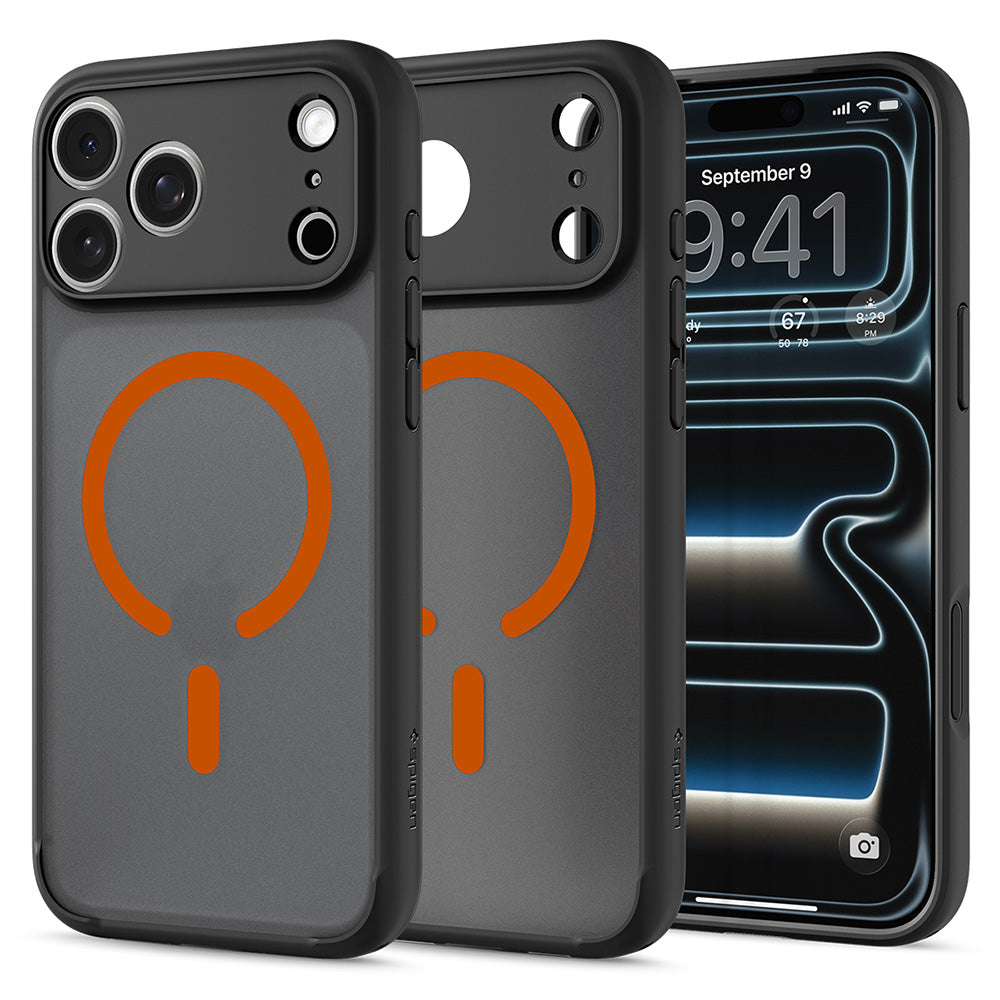 Husa de protectie Spigen Ultra Hybrid compatibil cu iPhone 17 Pro Max / iPhone 18 Pro Max, Gri