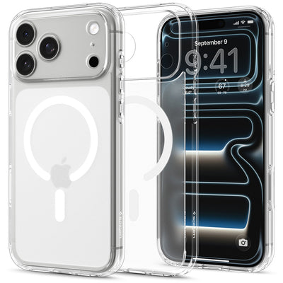 Husa de protectie Spigen Ultra Hybrid compatibil cu iPhone 17 Pro Max / iPhone 18 Pro Max, Alb