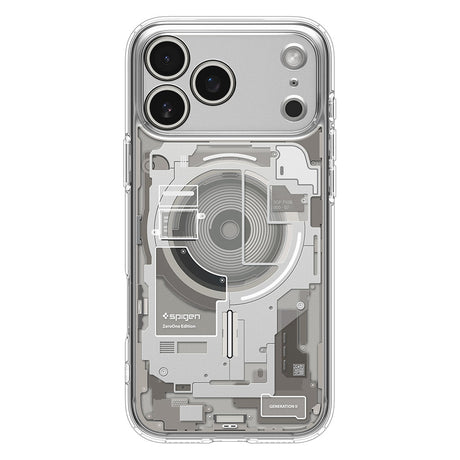 Husa de protectie Spigen Ultra Hybrid compatibil cu iPhone 17 Pro / iPhone 18 Pro, Gri