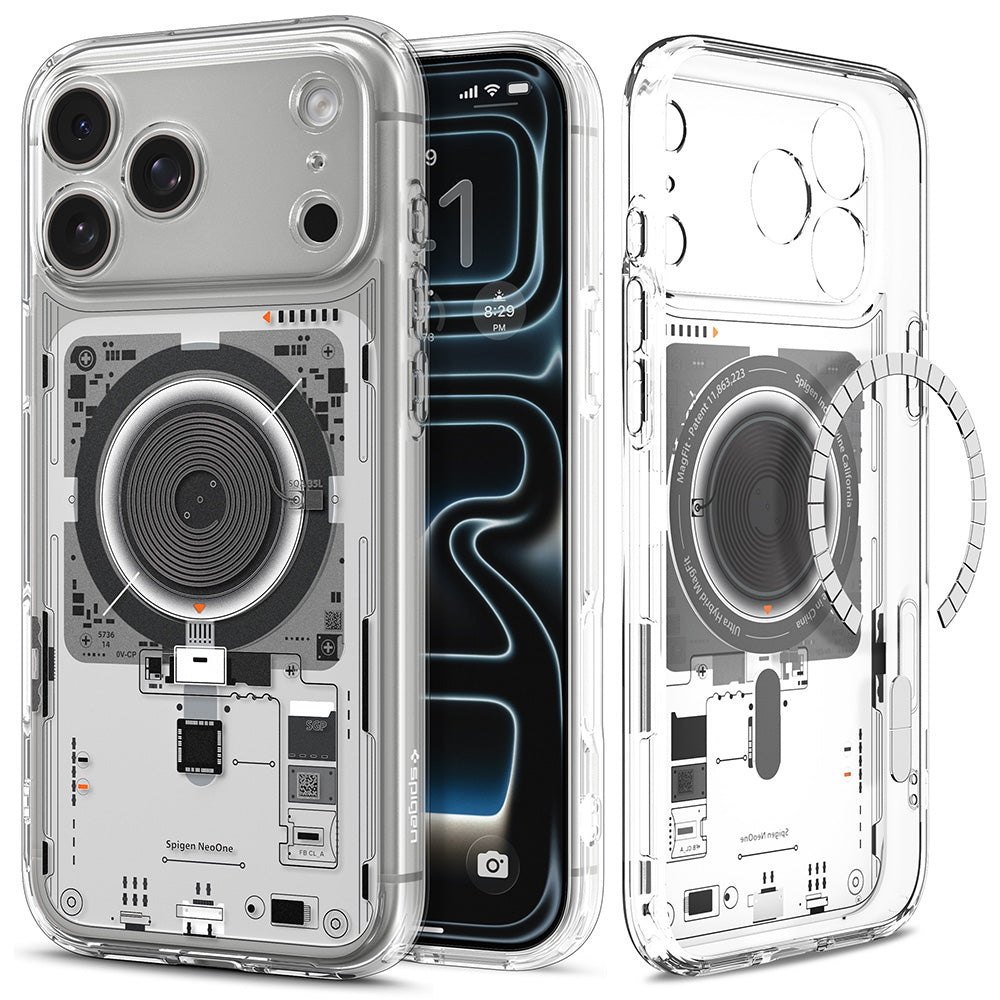 Husa de protectie Spigen Ultra Hybrid compatibil cu iPhone 17 Pro Max / iPhone 18 Pro Max, Gri