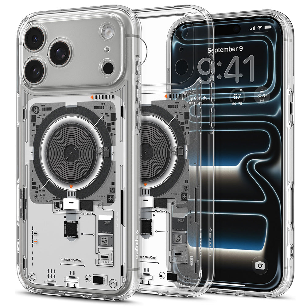 Husa de protectie Spigen Ultra Hybrid compatibil cu iPhone 17 Pro Max / iPhone 18 Pro Max, Gri