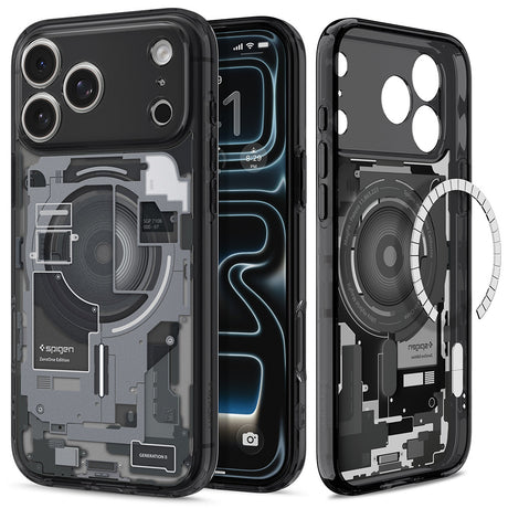Husa de protectie Spigen Ultra Hybrid compatibil cu iPhone 17 Pro / iPhone 18 Pro, Negru
