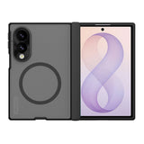 Husa de protectie Nillkin Super Frosted Shield Fold Magnetic compatibil cu Samsung Galaxy Z Fold8, Negru Transparent