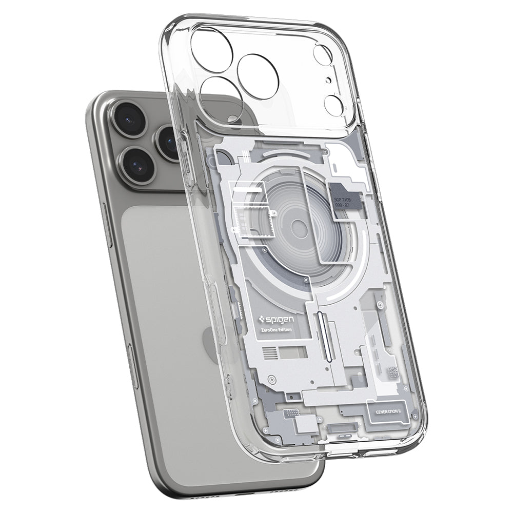 Husa de protectie Spigen Ultra Hybrid compatibil cu iPhone 17 Pro / iPhone 18 Pro, Alb