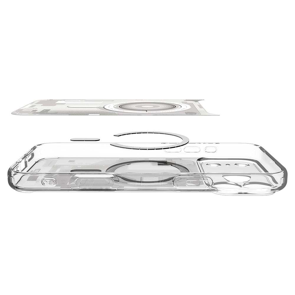 Husa de protectie Spigen Ultra Hybrid compatibil cu iPhone 17 Pro / iPhone 18 Pro, Alb
