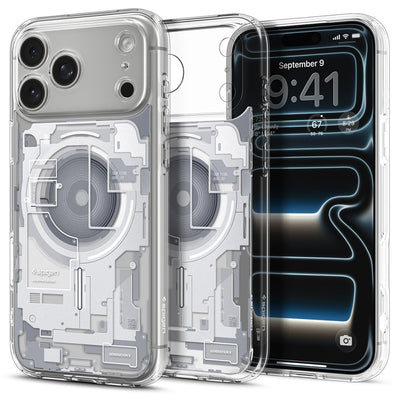 Husa de protectie Spigen Ultra Hybrid compatibil cu iPhone 17 Pro / iPhone 18 Pro, Alb