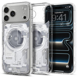 Husa de protectie Spigen Ultra Hybrid compatibil cu iPhone 17 Pro Max / iPhone 18 Pro Max, Alb