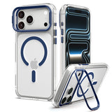 Husa de protectie Spigen Ultra Hybrid compatibil cu iPhone 17 Pro Max / iPhone 18 Pro Max, Transparent / Albastru
