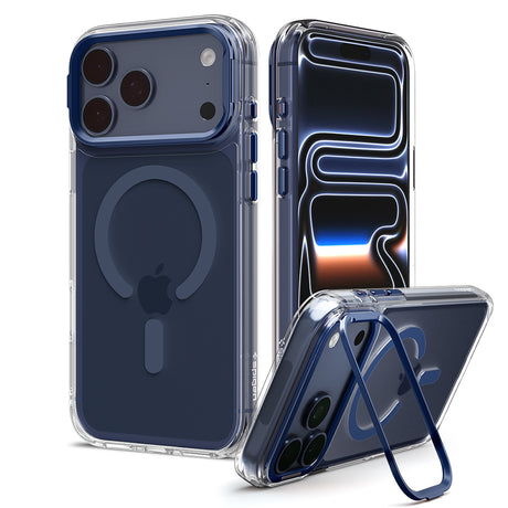 Husa de protectie Spigen Ultra Hybrid compatibil cu iPhone 17 Pro / iPhone 18 Pro, Albastru
