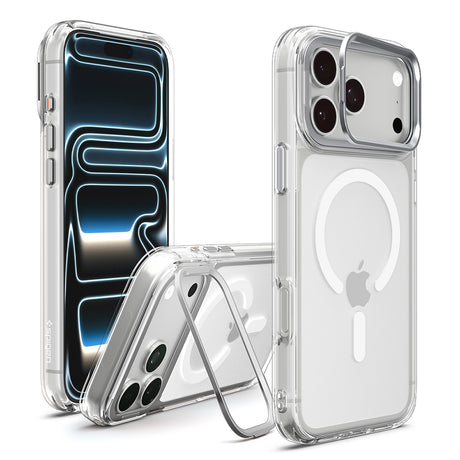 Husa de protectie Spigen Ultra Hybrid compatibil cu iPhone 17 Pro / iPhone 18 Pro, Argintiu
