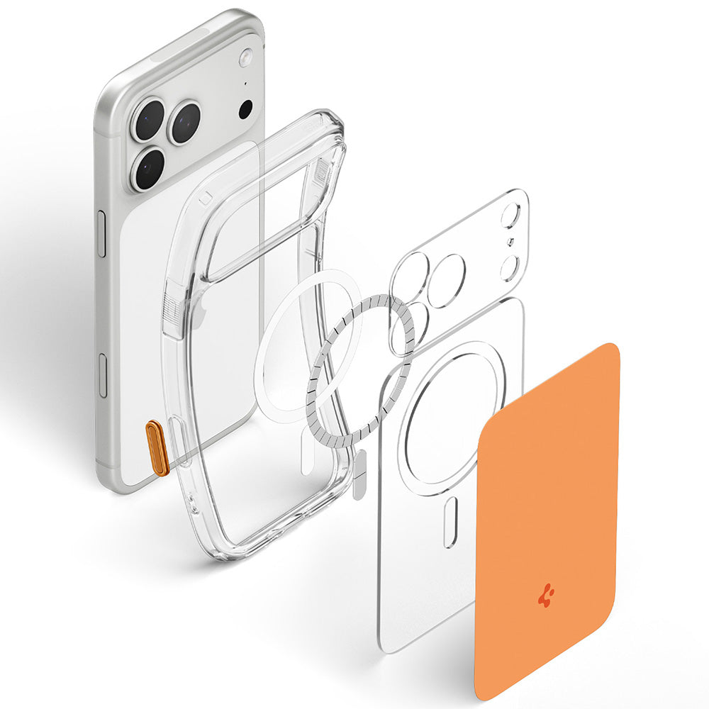 Husa de protectie Spigen Ultra Hybrid compatibil cu iPhone 17 Pro Max / iPhone 18 Pro Max, Portocaliu