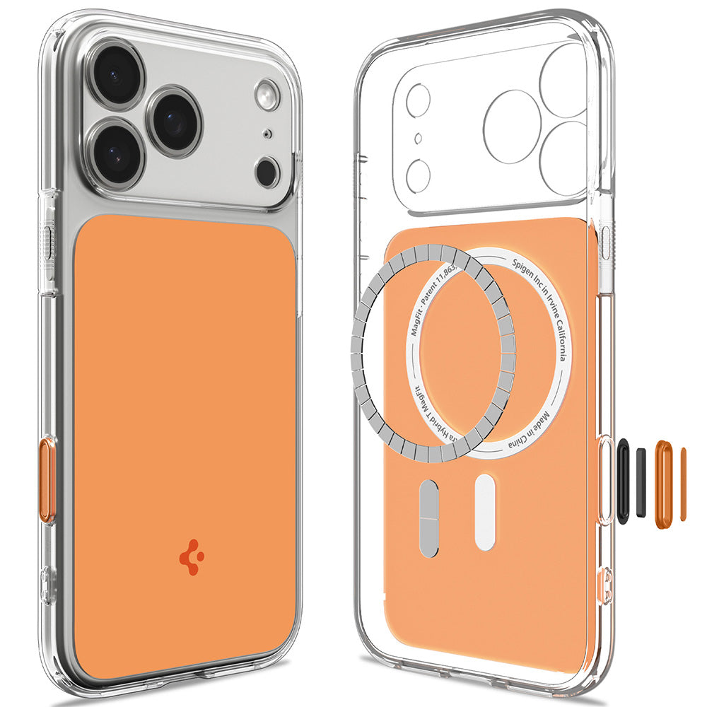 Husa de protectie Spigen Ultra Hybrid compatibil cu iPhone 17 Pro Max / iPhone 18 Pro Max, Portocaliu