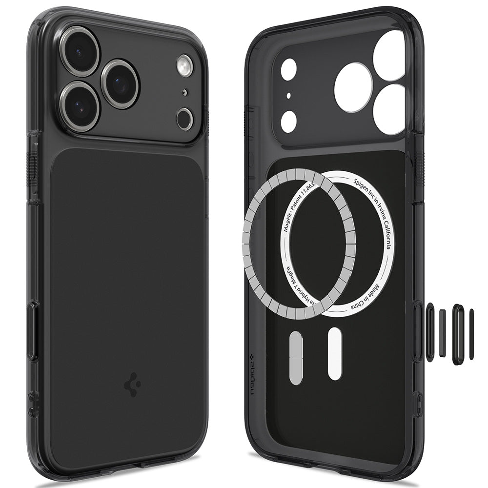 Husa de protectie Spigen Ultra Hybrid compatibil cu iPhone 17 Pro Max / iPhone 18 Pro Max, Negru