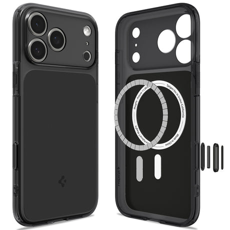 Husa de protectie Spigen Ultra Hybrid compatibil cu iPhone 17 Pro Max / iPhone 18 Pro Max, Negru