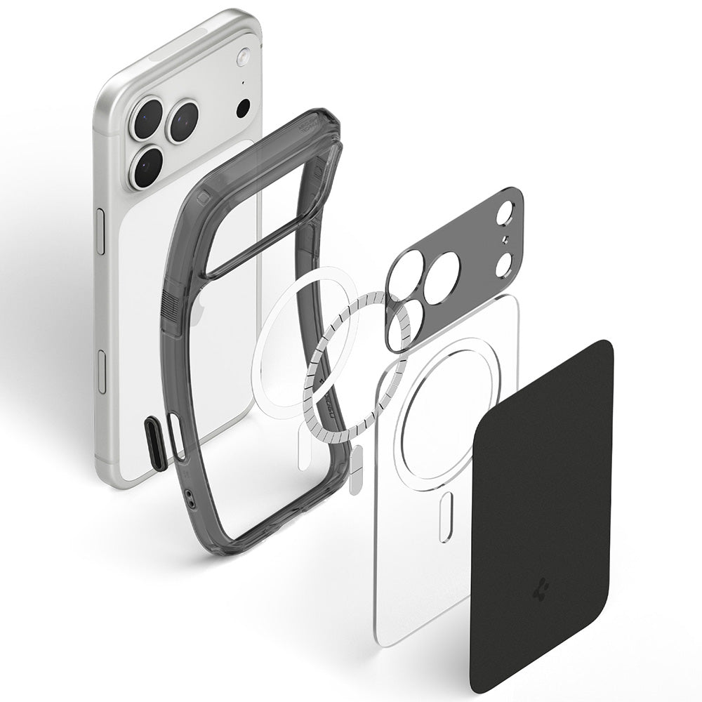 Husa de protectie Spigen Ultra Hybrid compatibil cu iPhone 17 Pro / iPhone 18 Pro, Negru