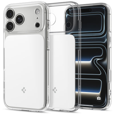 Husa de protectie Spigen Ultra Hybrid compatibil cu iPhone 17 Pro Max / iPhone 18 Pro Max, Alb
