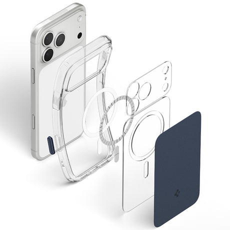 Husa de protectie Spigen Ultra Hybrid compatibil cu iPhone 17 Pro Max / iPhone 18 Pro Max, Albastru