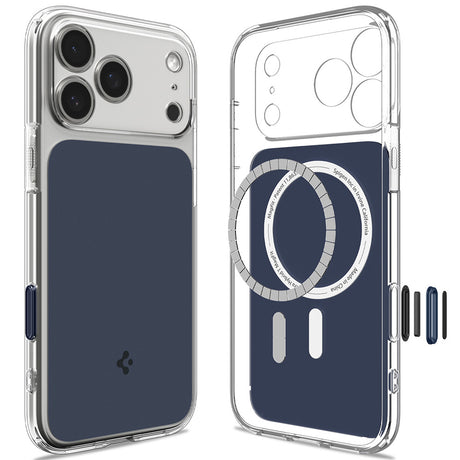 Husa de protectie Spigen Ultra Hybrid compatibil cu iPhone 17 Pro Max / iPhone 18 Pro Max, Albastru
