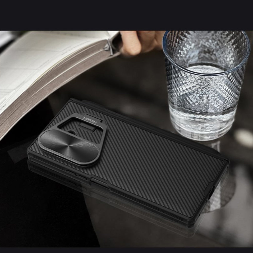 Husa de protectie Nillkin CamShield Prop compatibil cu Samsung Galaxy Z Fold7, Negru