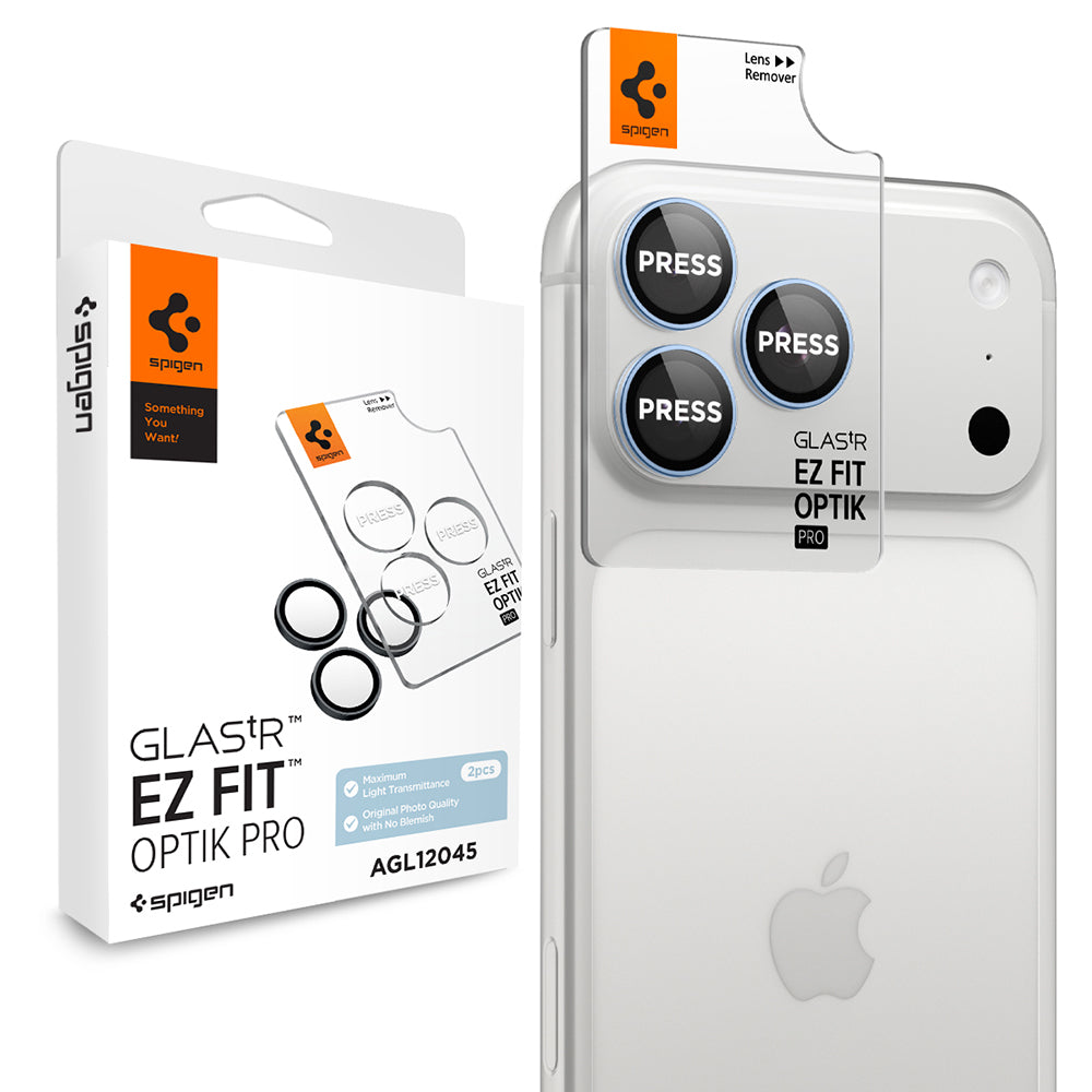 Folie de protectie Spigen Optik.tR compatibil cu iPhone 18 Pro / iPhone 18 Pro Max, Albastru