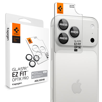 Folie de protectie Spigen compatibil cu iPhone 18 Pro / iPhone 18 Pro Max, Argintiu
