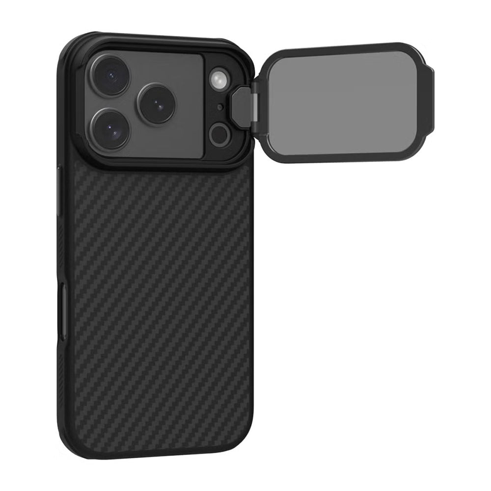 Husa de protectie Nillkin CarboProp compatibil cu iPhone 17 Pro / iPhone 18 Pro, Negru