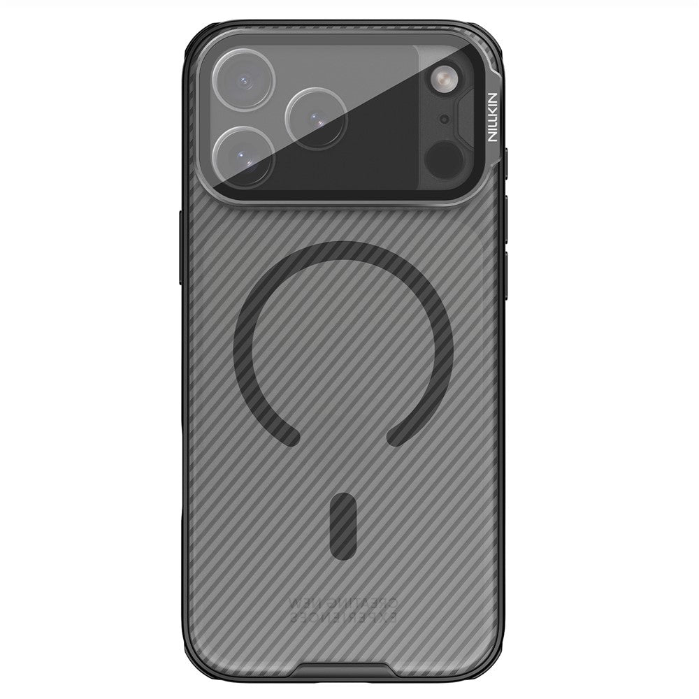 Husa de protectie Nillkin CamShield Prop compatibil cu iPhone 17 Pro / iPhone 18 Pro, Negru Transparent