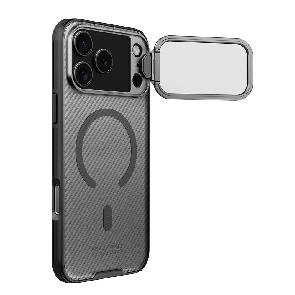Husa de protectie Nillkin CamShield Prop compatibil cu iPhone 17 Pro / iPhone 18 Pro, Negru Transparent