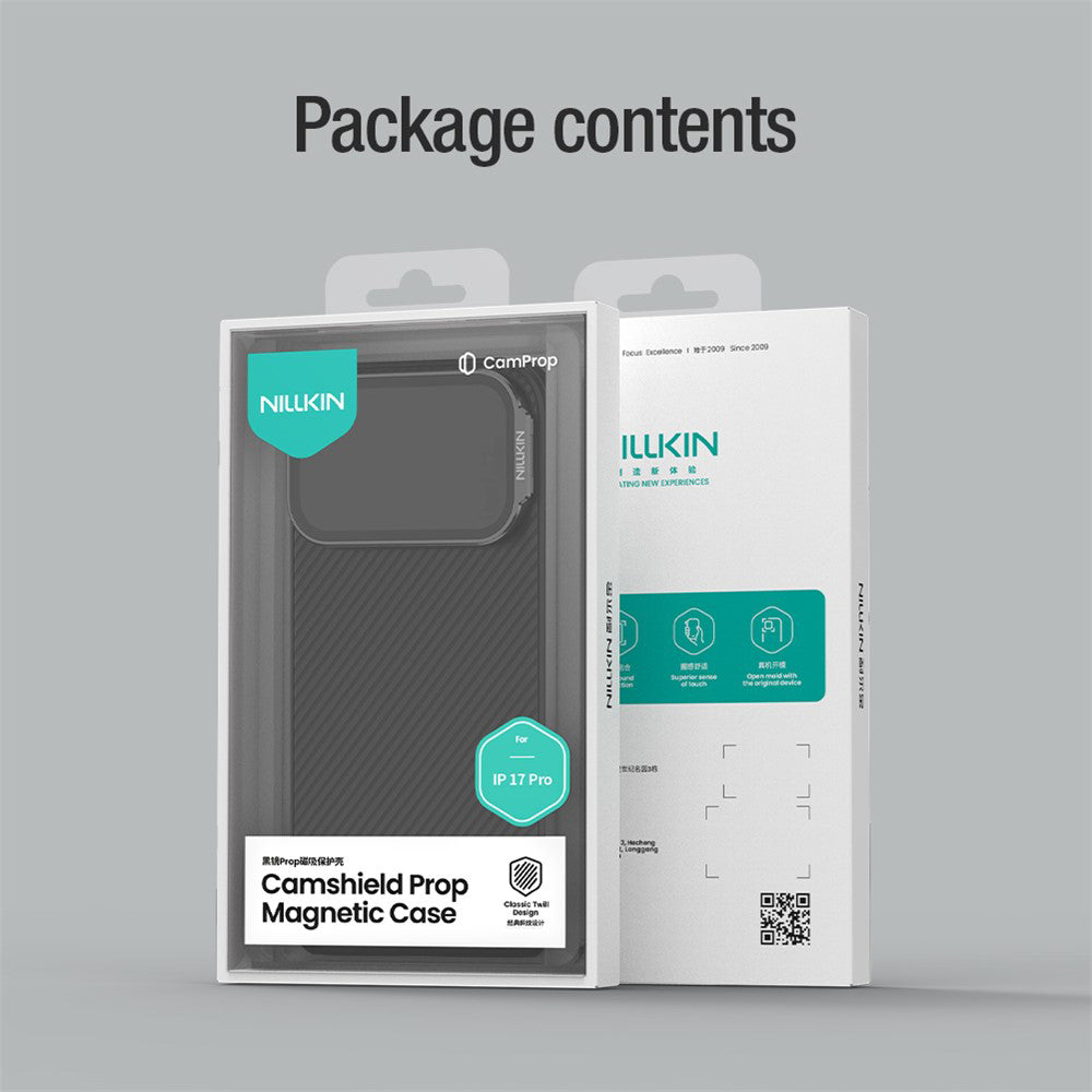 Husa de protectie Nillkin CamShield Prop compatibil cu iPhone 17 Pro / iPhone 18 Pro, Negru