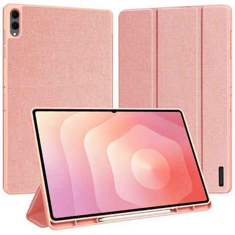 Dux Ducis Domo Series tok Samsung Galaxy Tab S12 Ultra / Tab S11 Ultra készülékhez, rózsaszín