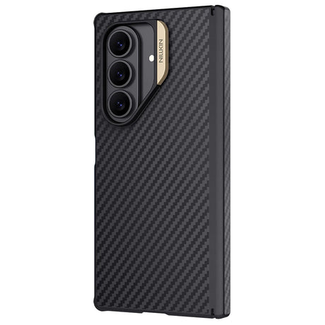 Husa de protectie Nillkin Synthetic Fiber Pro compatibil cu Samsung Galaxy Z Fold7, Auriu