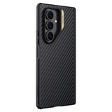 Husa de protectie Nillkin Synthetic Fiber Pro compatibil cu Samsung Galaxy Z Fold7, Auriu