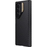 Husa de protectie Nillkin Synthetic Fiber Pro compatibil cu Samsung Galaxy Z Fold7, Auriu