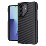Husa de protectie Nillkin Synthetic Fiber Pro compatibil cu Samsung Galaxy Z Fold7, Negru