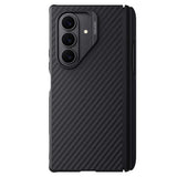 Husa de protectie Nillkin Synthetic Fiber Pro compatibil cu Samsung Galaxy Z Fold7, Negru