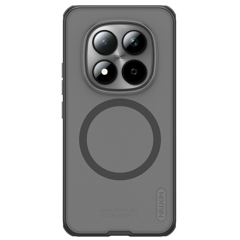 Husa de protectie Nillkin Super Frosted Shield Pro Magnetic compatibil cu Xiaomi Redmi Note 15 Pro+ 5G, Negru Transparent