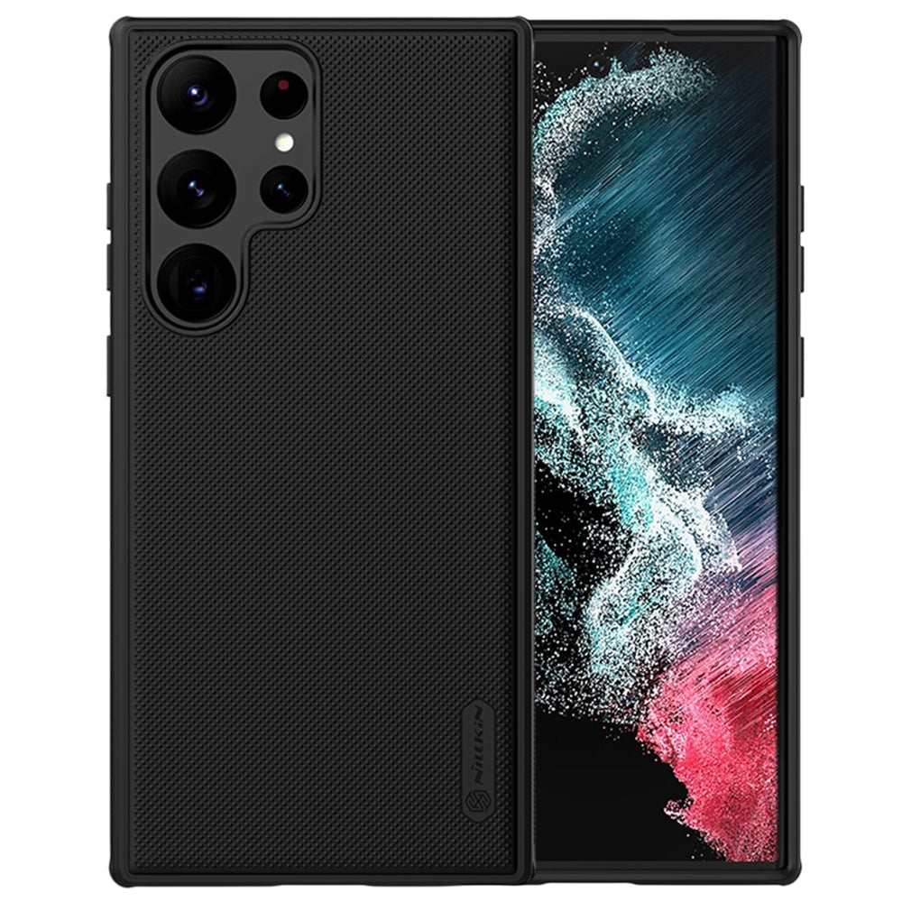 Husa de protectie Nillkin Super Frosted Shield Pro compatibil cu Samsung Galaxy S23 Ultra, Negru